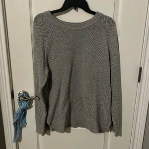 gray sweater